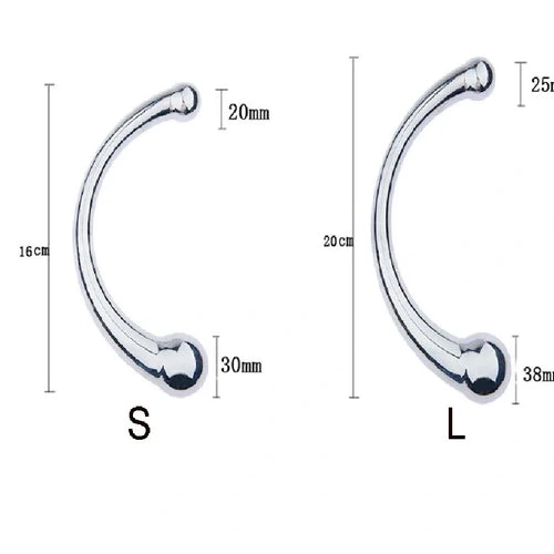 Double Anal Elegant 5858 Steel Hook Ended Stainless 0712